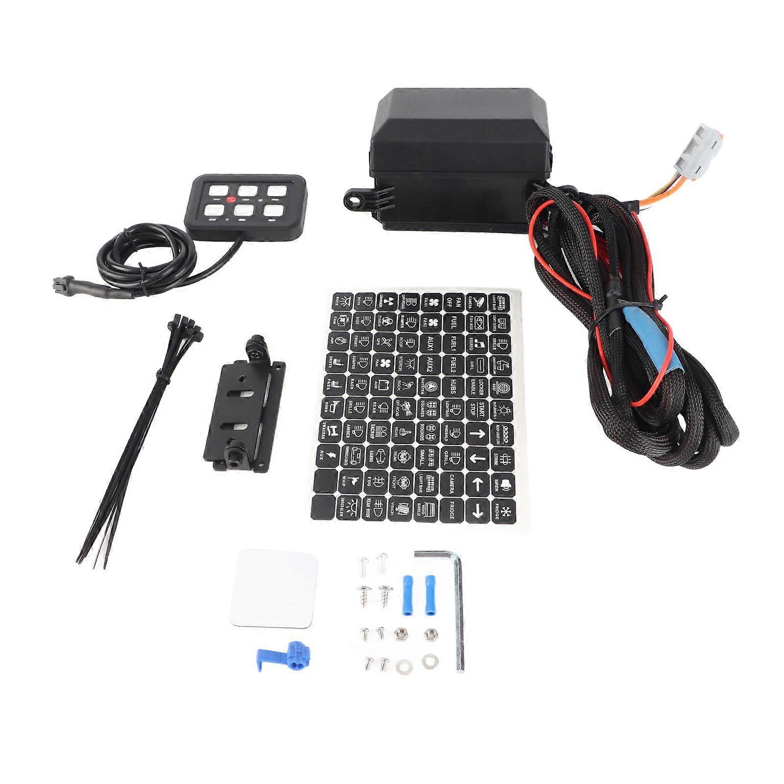 universal LED switch panel dimmable touch control for truck boat ATV