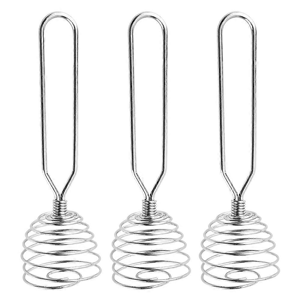 Stainless Steel Egg Whisk for Cooking and Baking Silver Ergonomic Handle for Home Use