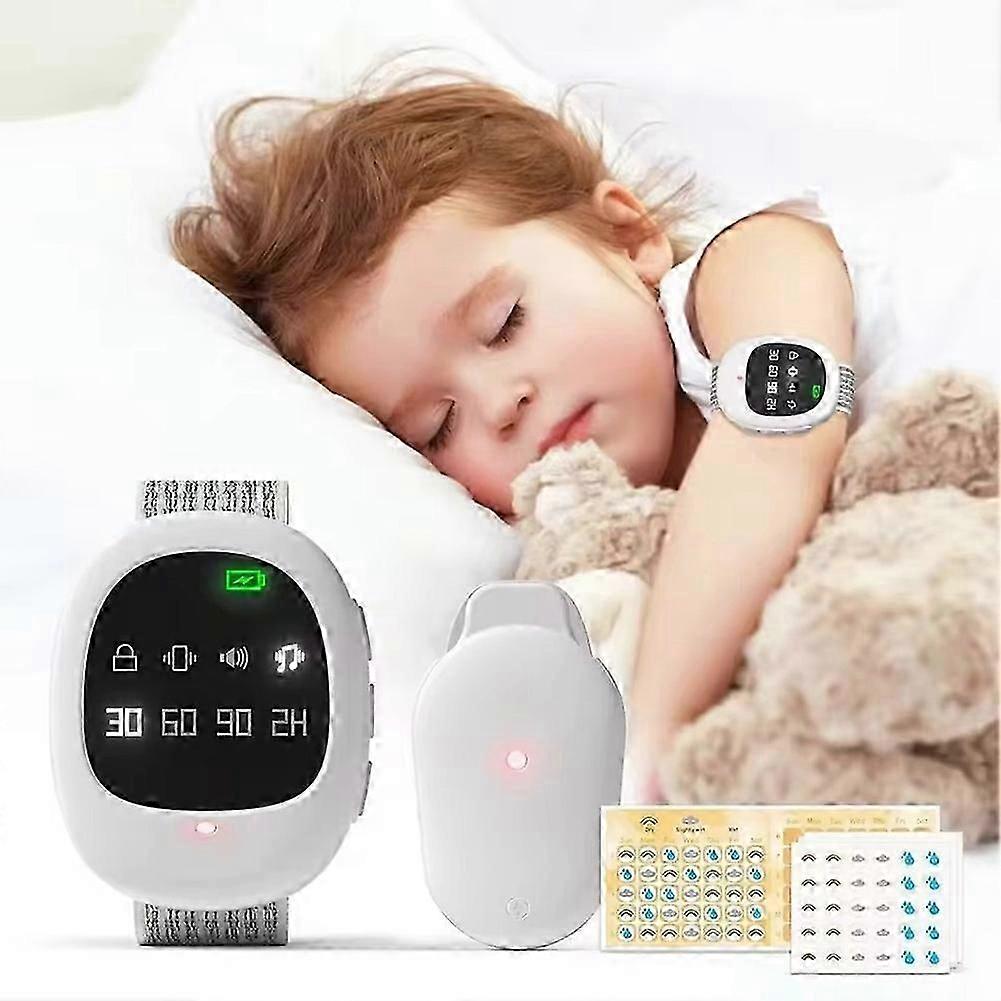 Wireless Bedwetting Alarm for Kids, Potty Training, Vibration & Music Reminders, Easy to Use