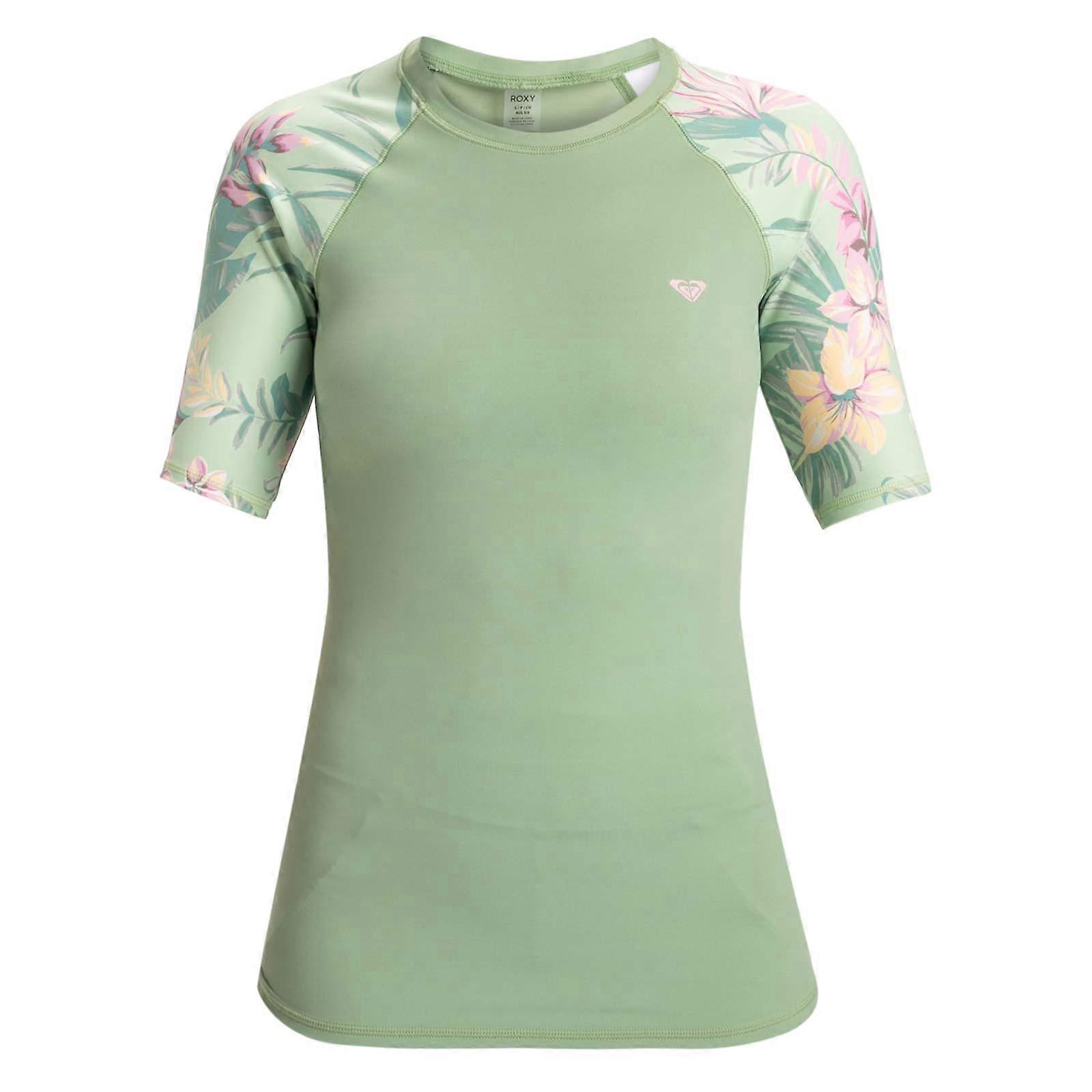 Roxy Womens Into The Sun Short Sleeve Rash Vest