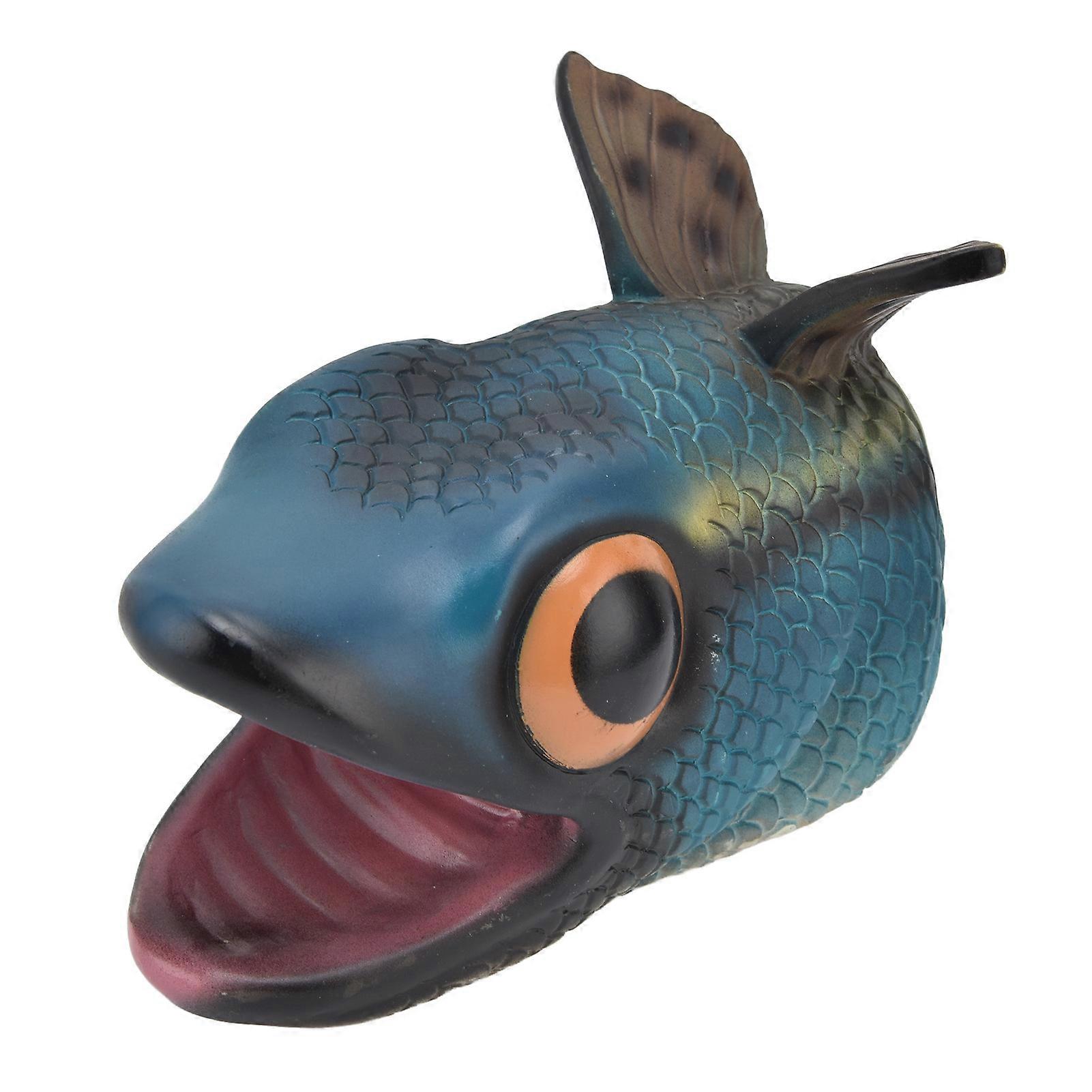 Soft Vinyl Fish Hand Puppet - Realistic & Interactive Ocean Toy for Children