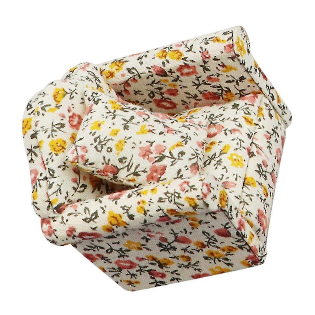 Micro Landscape Model Mini Sofa Shape For Toy Furniture Assorted Color 1pc