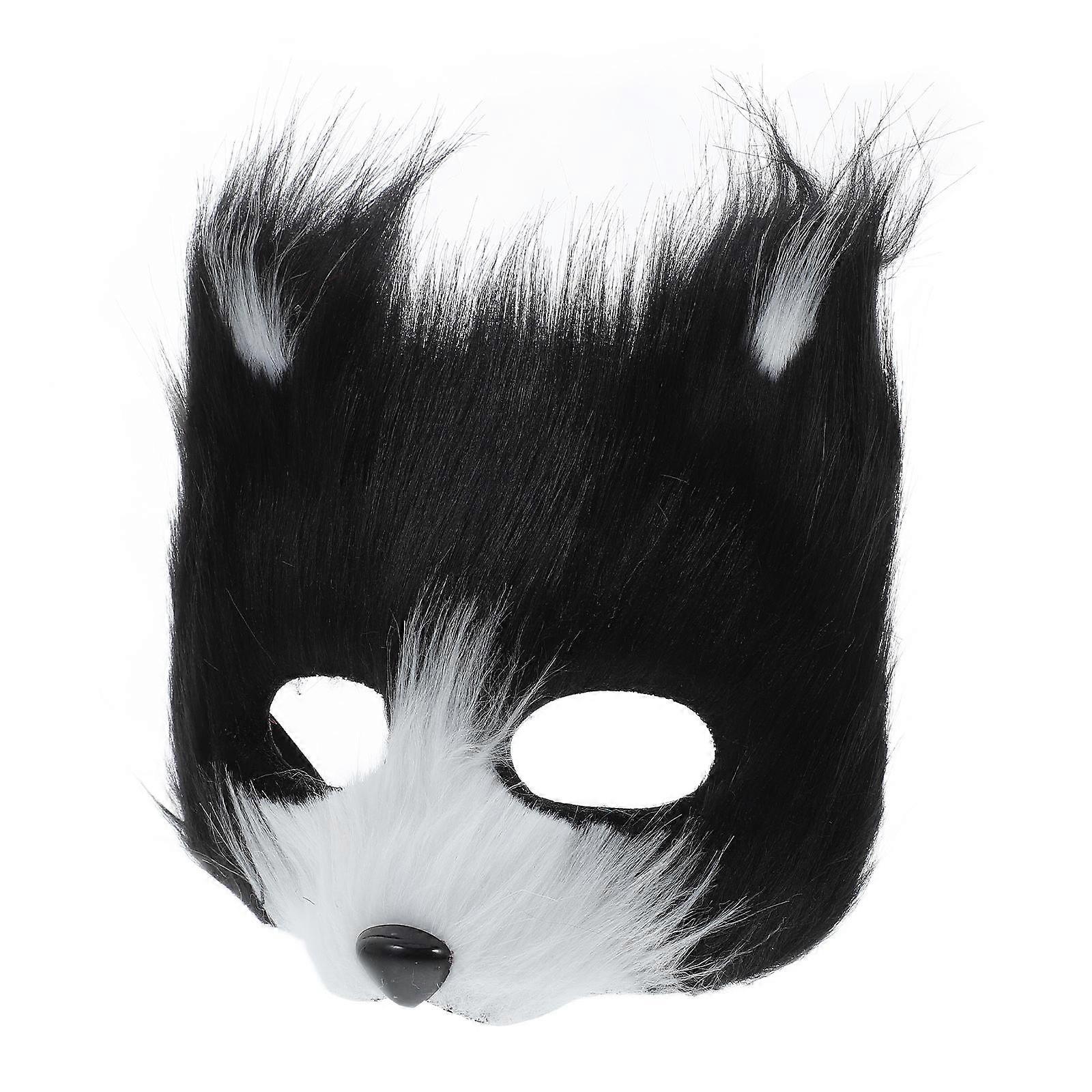 Animal Theme Fox Mask For Stage Performance Comfortable Material In 7.7X7.5X2 Inch 1 Pcs