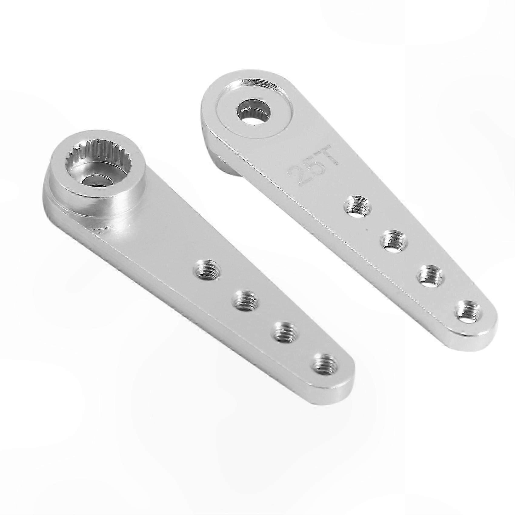 CNC Aluminum Alloy Servo Arms, 1.25-2.5 Inch, 23T Splines, Compatible with Standard RC Servos (2 Pieces)