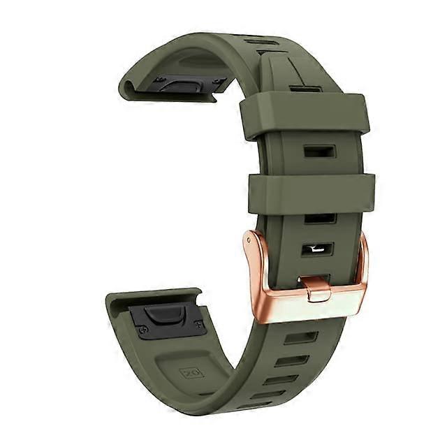 20mm Silicone Watch Band Quick Release Adjustable Replacement Strap for Garmin Fenix 5S 5S Plus
