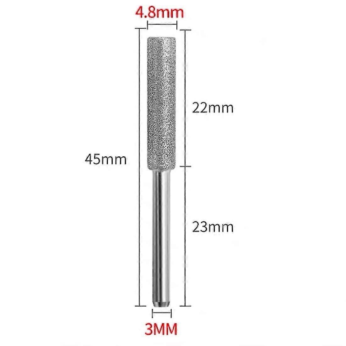 4.8mm Diamond Chainsaw Sharpener Stone, Set of 20