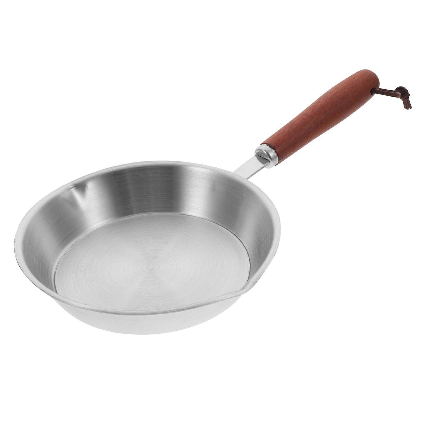 Stainless Steel Mini Frying Pan Nonstick Skillet for Eggs Egg Frying Pan Kitchen Cookware Comfortable Grip Handle for Home Cooking and Sharing