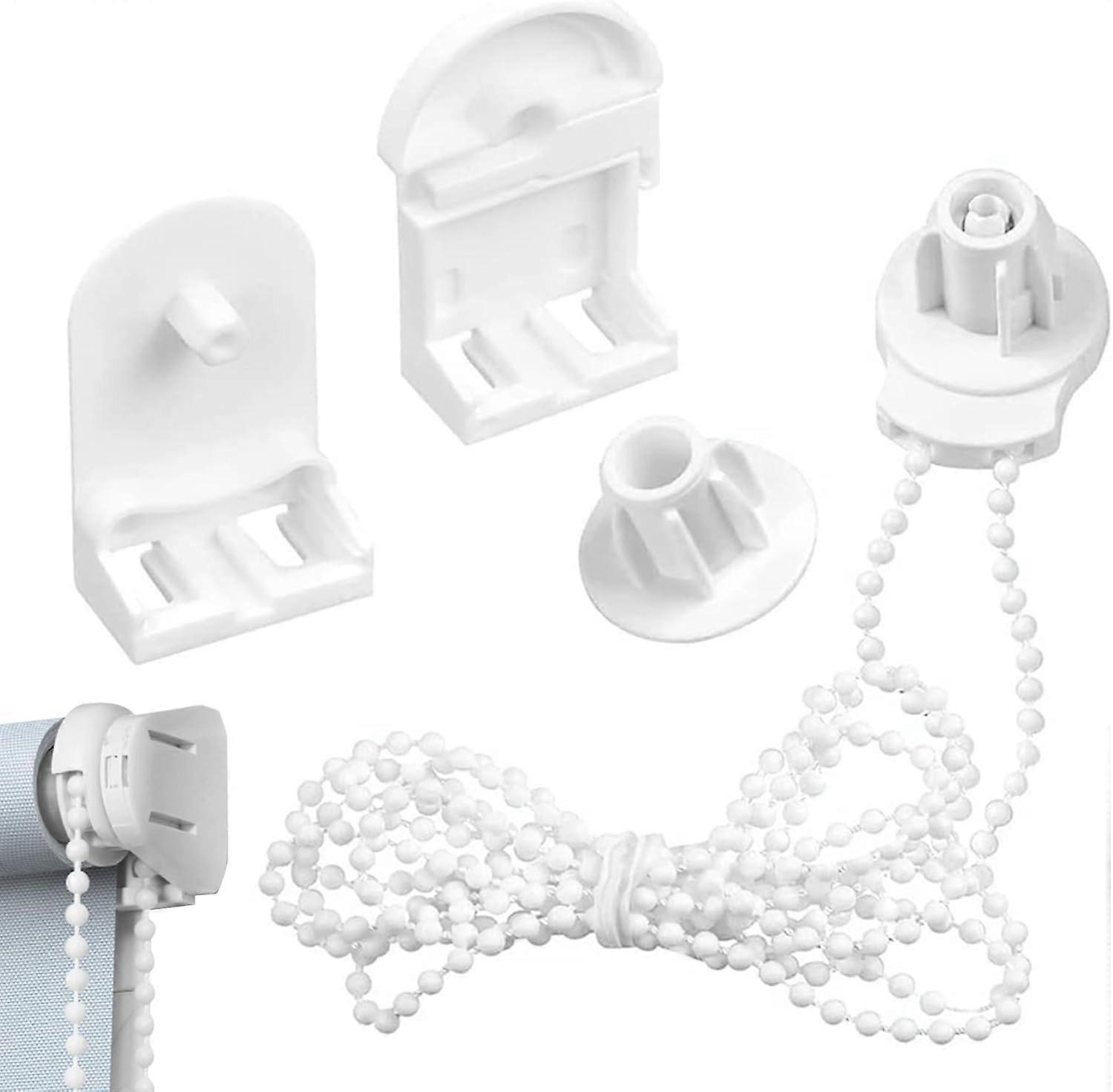 Roller Blind Fittings 25mm / 1'' Beaded Chain Pull Curtain Fittings Replacement Accessories For Roller Blinds And Shades