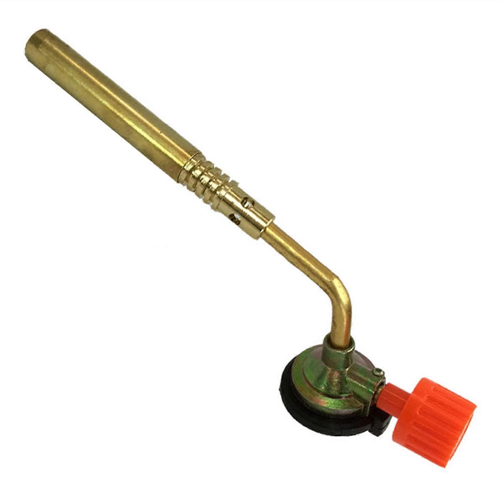 Welding Torch Portable Gas Butane Blow Torch For Camping, Brazing, BBQ, Adjustable Flame, Hand Ignition