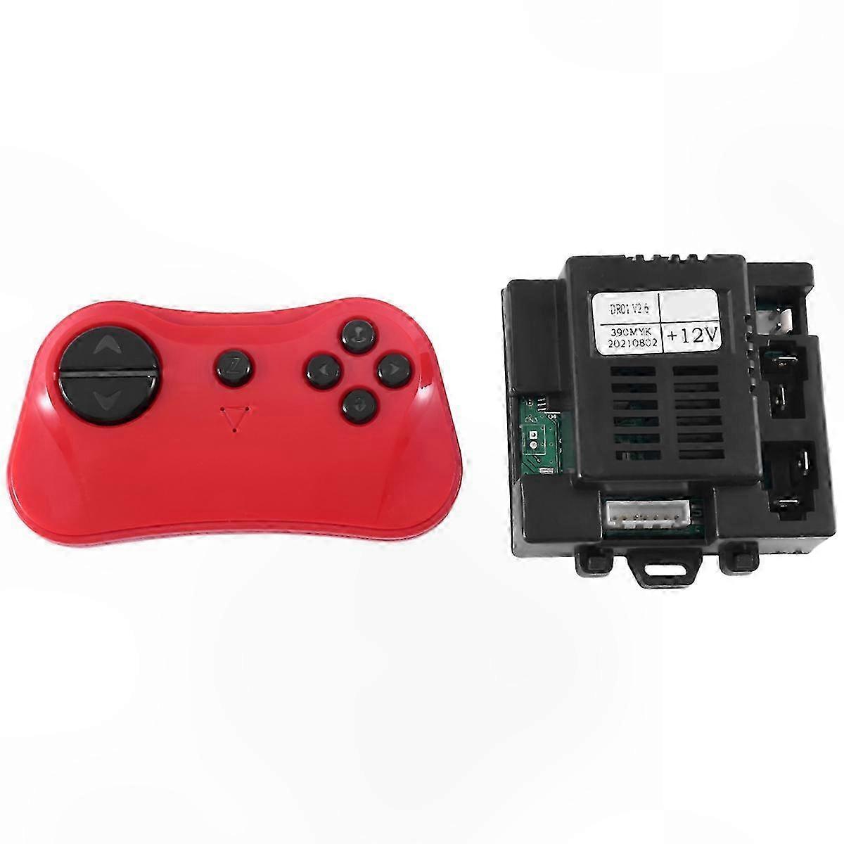Bluetooth Remote Control and Receiver for Kids Electric Ride-On Toys, 12V 2.4G Replacement Accessory