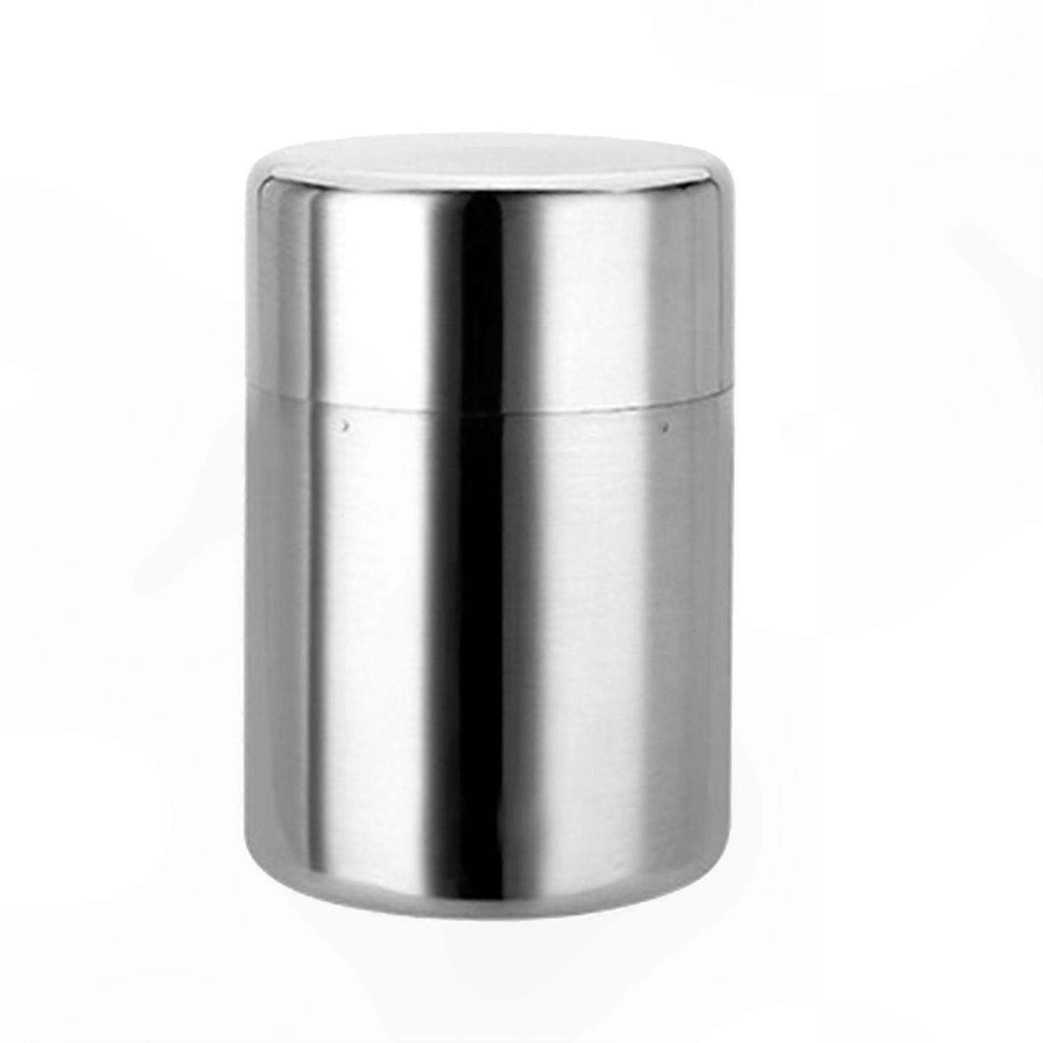 Airtight Tea and Coffee Storage Canister with Sealed Lid, 400ml/550ml Tin Container for Moisture Protection