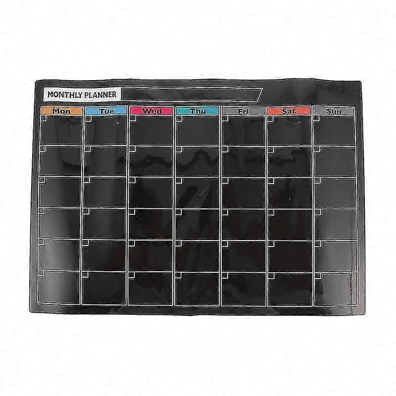 1pcs Magnetic Plan Board for Fridge Organization & Note Display