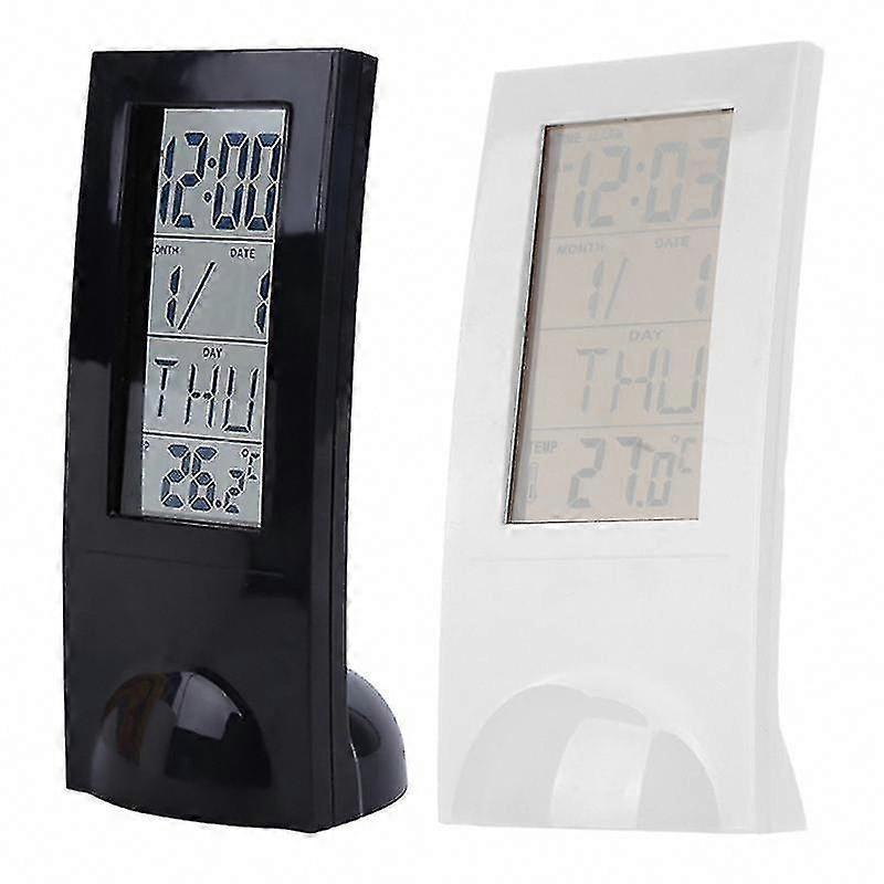 2pcs Digital Alarm Clocks for Bedroom, Small LED Display with Snooze Function