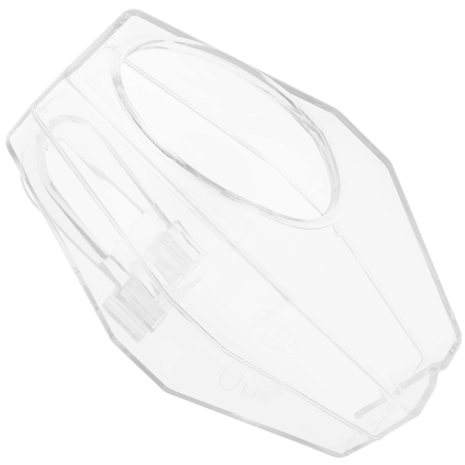 Transparent Plastic Bird Feeder for Outdoor Use Easy to Clean and Fill Small Size Fits Perfectly on