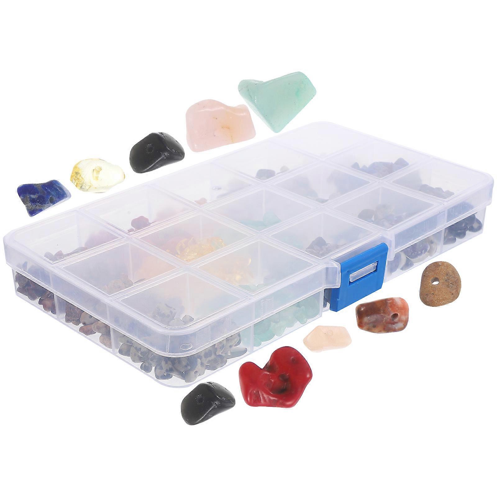 Irregular Stone Beads Crafting Beads Jewelry Making Assorted Color Box