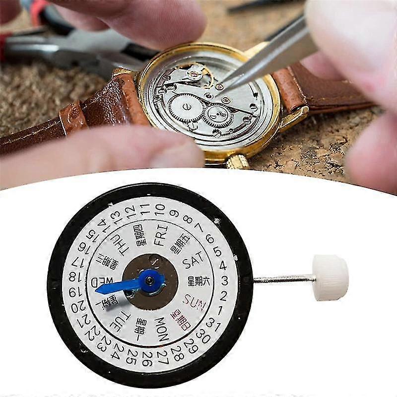 NH36/NH36A Watch Movement 3-Needle Double Calendar High-Precision Automatic Mechanical Movement Replacement