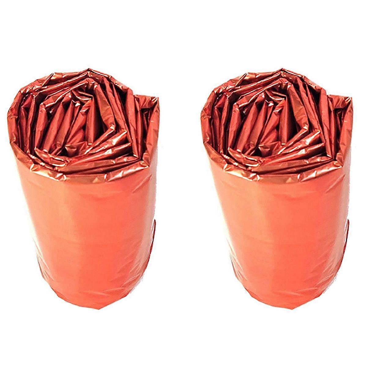 2X Emergency Sleeping Bag 2 Person Survival Sleeping Bags Thermal Bivy Sack Emergency Blanket for Ca