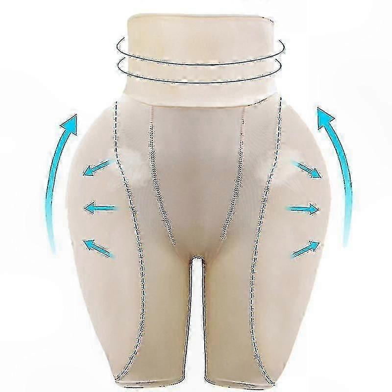 Women's Shapewear with Silicone Padding for Hip Enhancement and Control