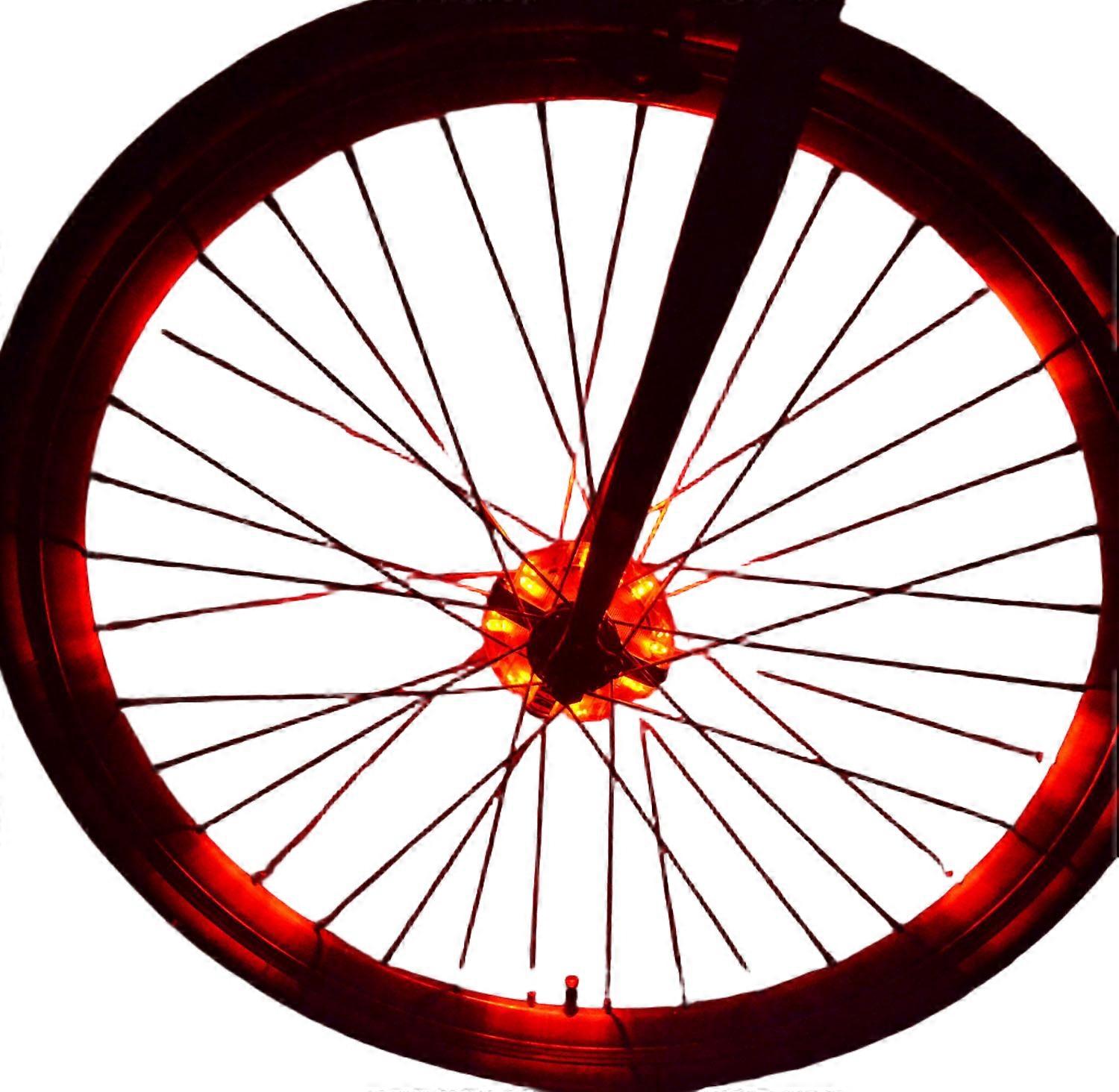 Bicycle hub light with appearance patent, beautiful and practical