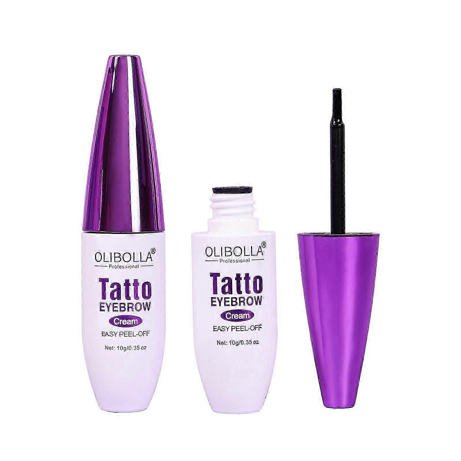 Kulmakarvageeli, Helppo Irrotettava Kulmakarvageeli Naisille, Sävytetyt Kulmakarvat, Ammattimainen Kulmakarvaväri, Jopa 3 Päivää Vedenkestävä ja Pitkäkestoinen