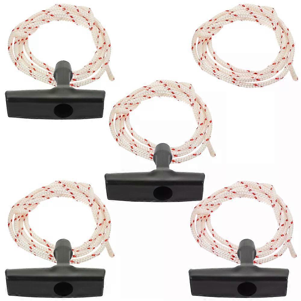 5pcs Pull Cord, Garage Door Handle Starter Rope for Pushing Mower