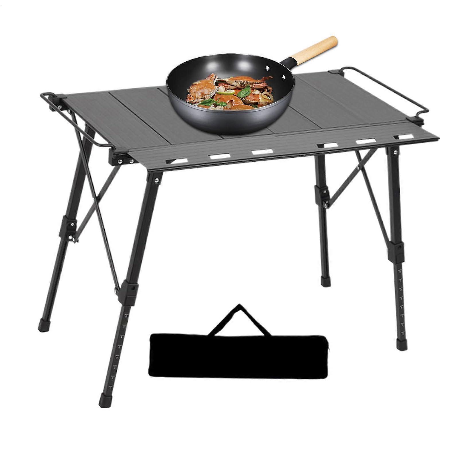 Folding Table Foldable Picnic Table, Lightweight Portable Outdoor Table For BBQ Camping Car RV Patio Use