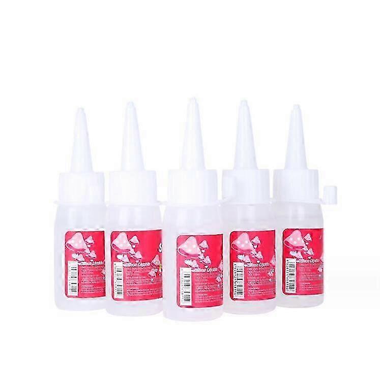 5kpl 30ml väritöntä kirkasta alkoholiliimaa
