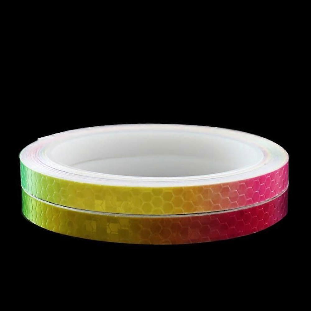 Bicycle Reflective Tape - Night Safety, Waterproof & Versatile for Bikes, Motorcycles. Elevate Your Ride with Style and Visibility!
