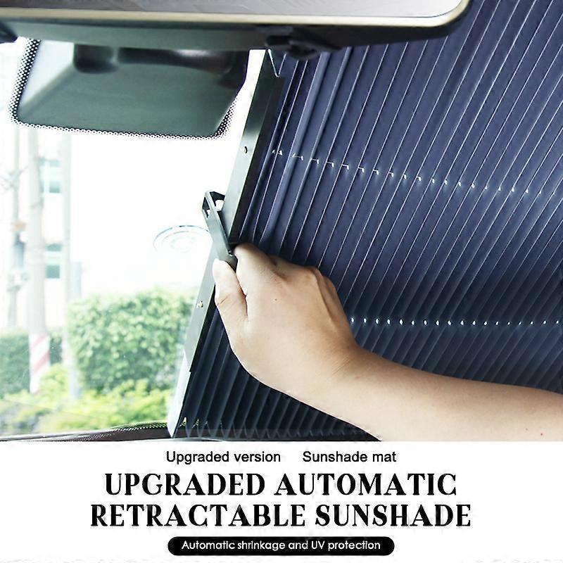 CM 70cm Car Sunshade Front Windshield Heat Insulation Silver
