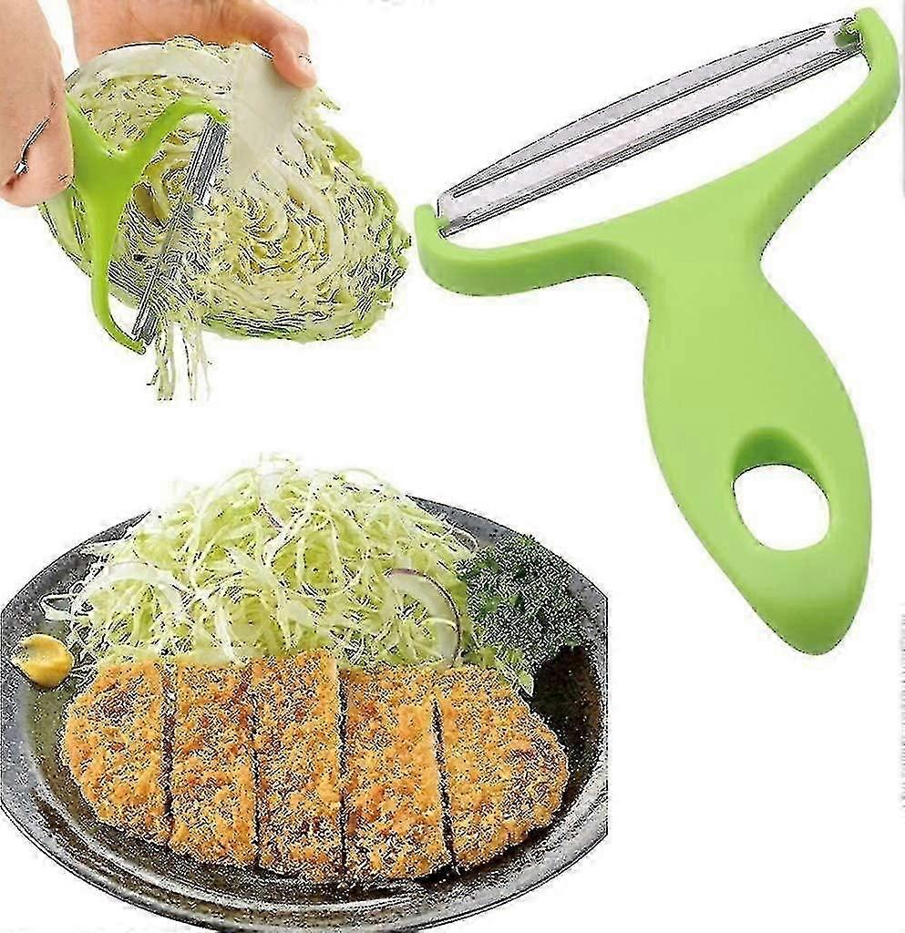 Stainless Steel Vegetable Peeler & Cabbage Shredder - Essential Kitchen Tool