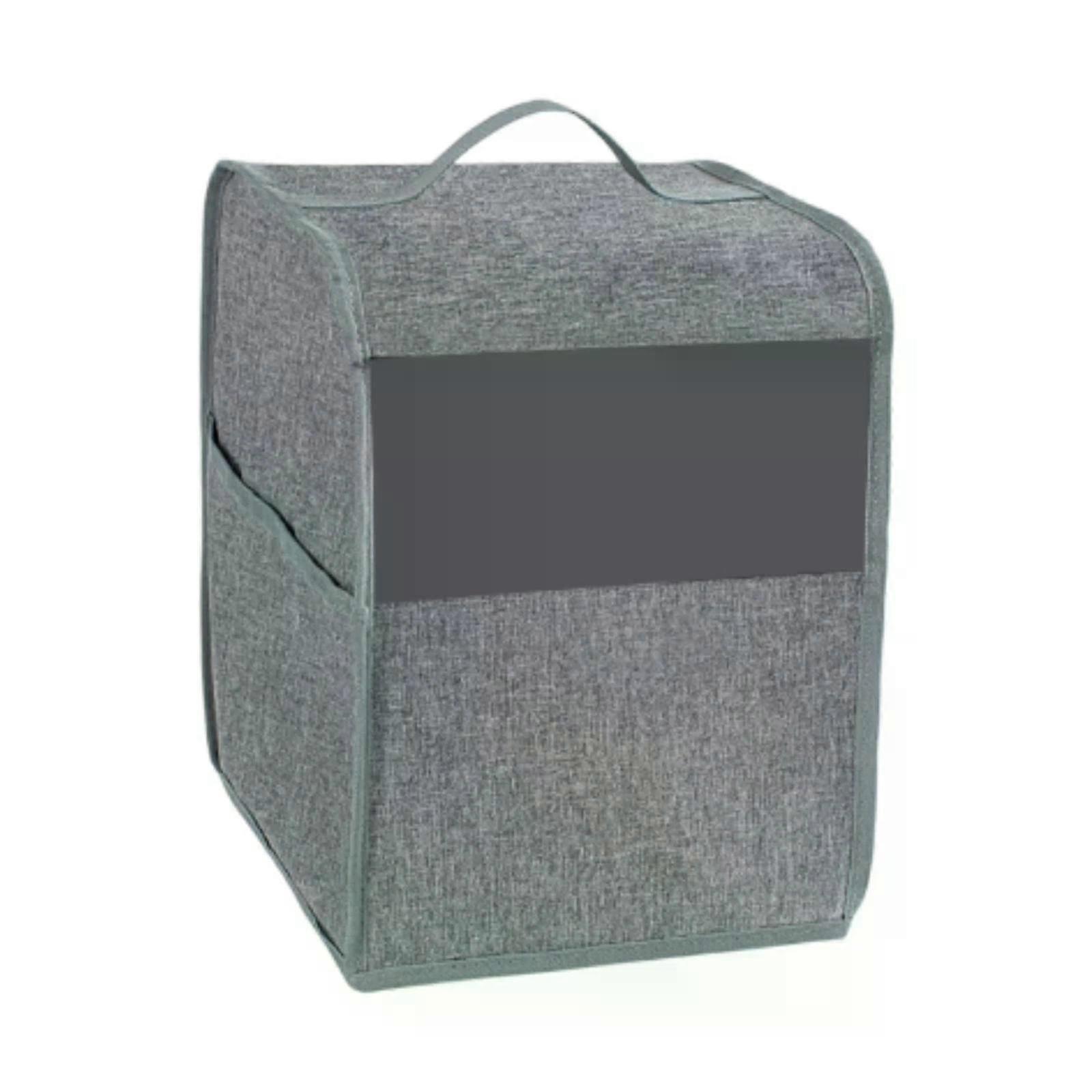 Coffee Maker Dust Cover, Polyester Sturdy with Transparent Window, Mesh Pocket & Handle