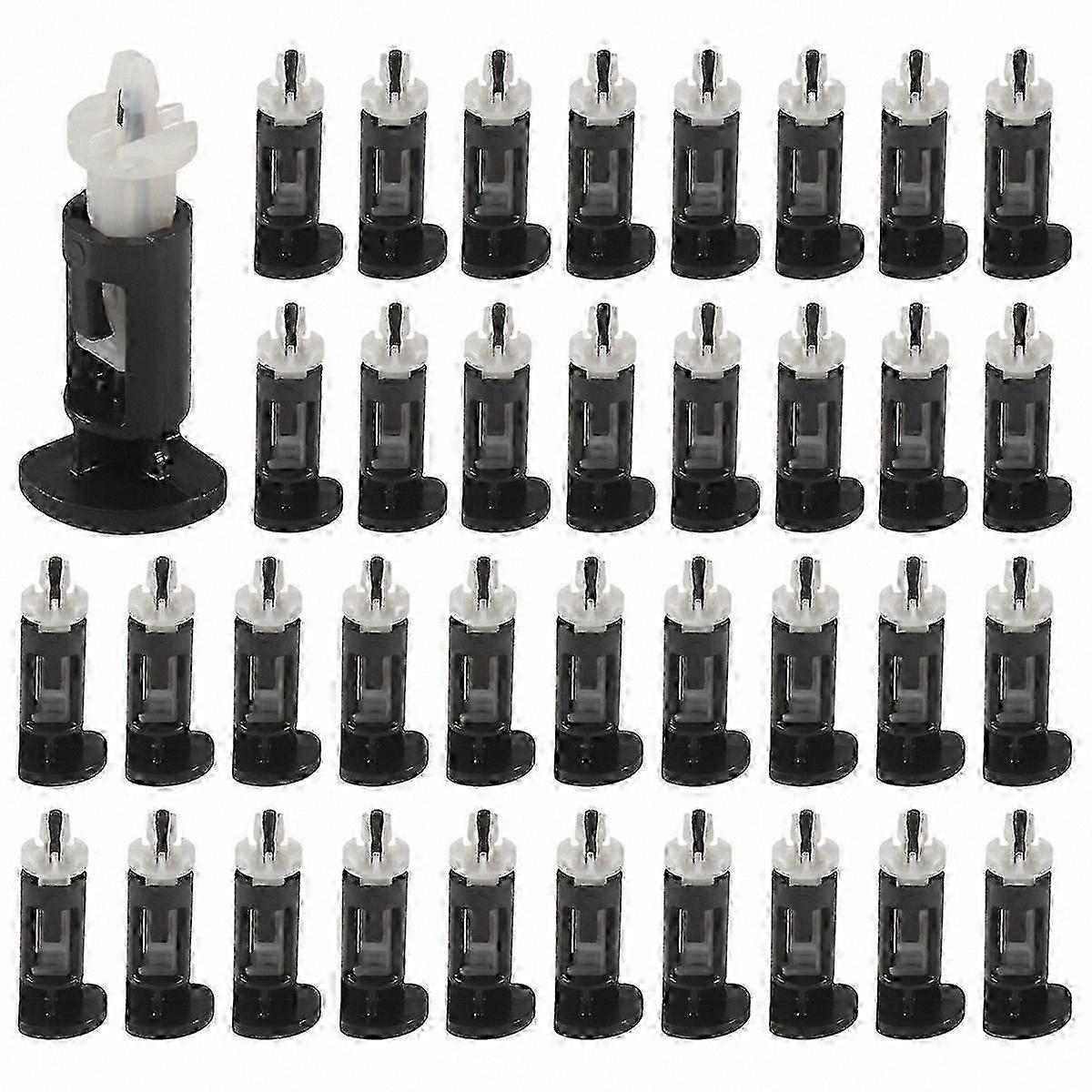 80 Pieces CPU Cooler Mounting Pins for Intel, Plastic Push Screws and Fasteners for Heatsink Cooling Fan Installation Kit