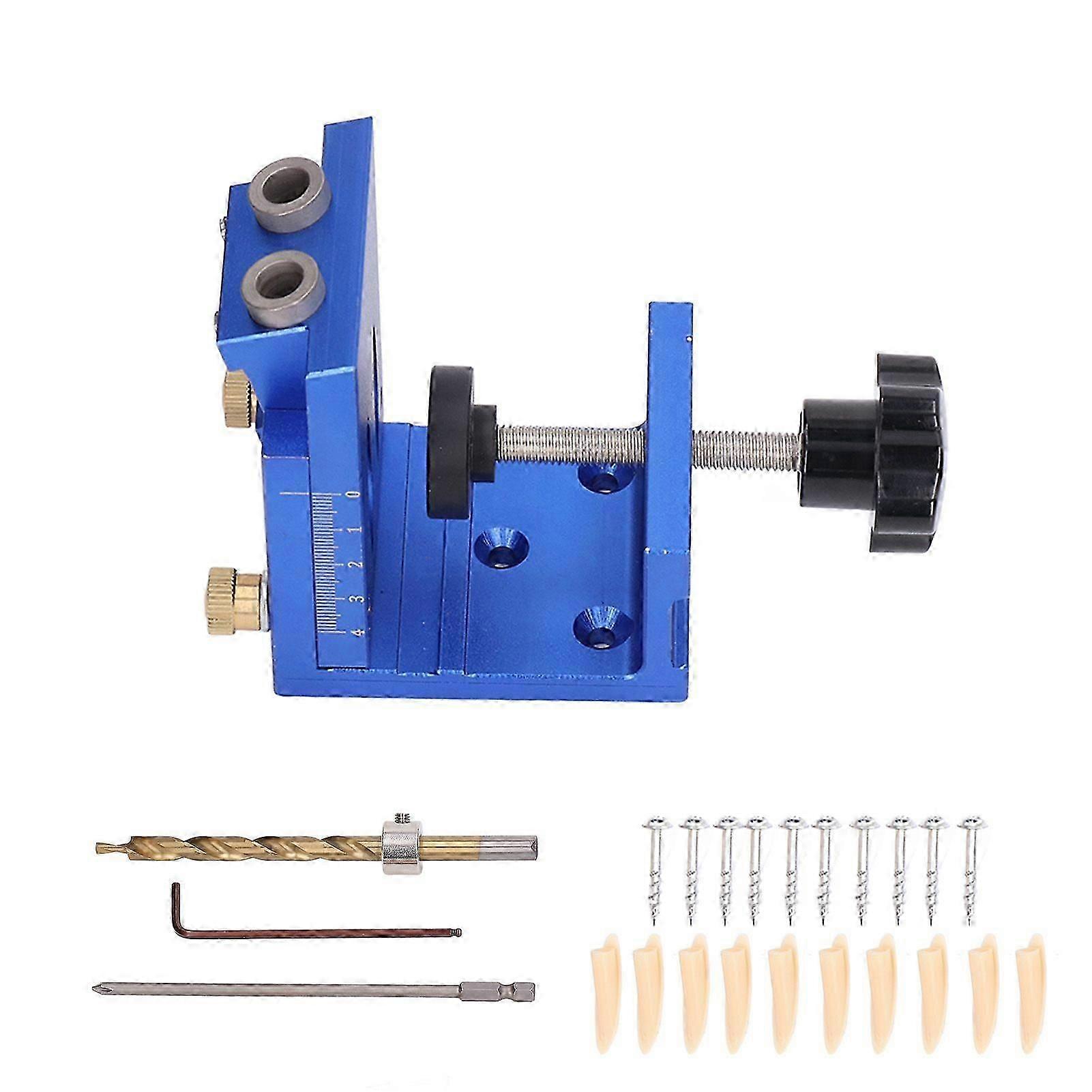 High quality Aluminum Alloy Woodworking Punch Locator Bevel Hole Locator Pocket