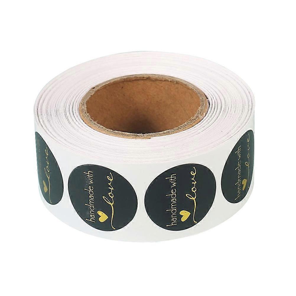 500 Pieces Creative Gift DIY Bag Sealing Stickers with Strong Adhesion for Decoration Multi Color