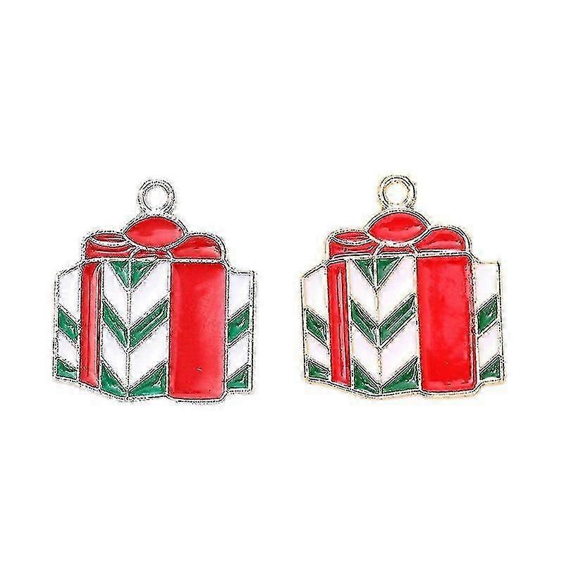 Christmas Gift Xmas Tree Elderly Pendant Diy Earrings Pendant Alloy Decoration