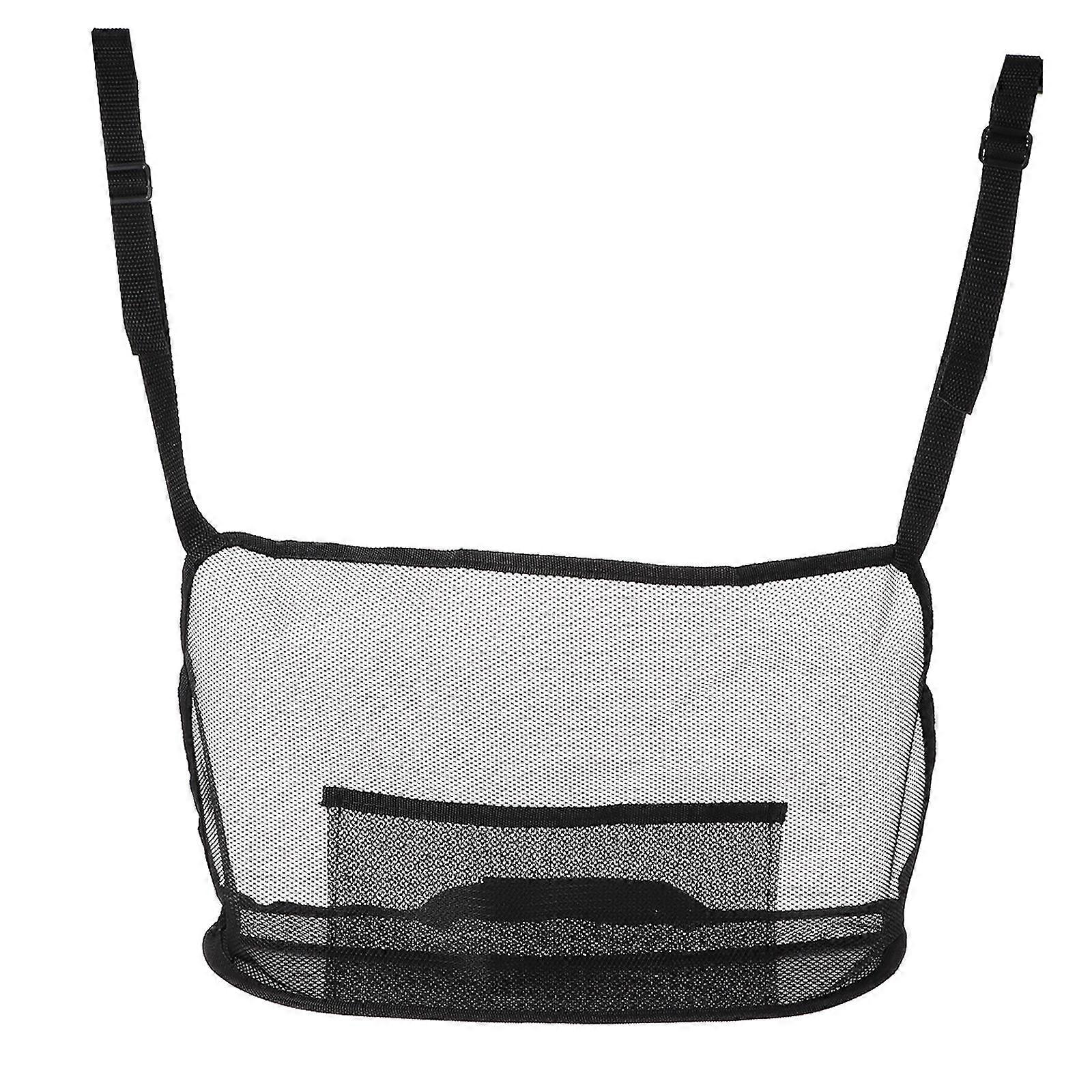 Car Storage Net Pocket for Vehicle Mesh Organizer 1Pcs Black Seat Back Bag