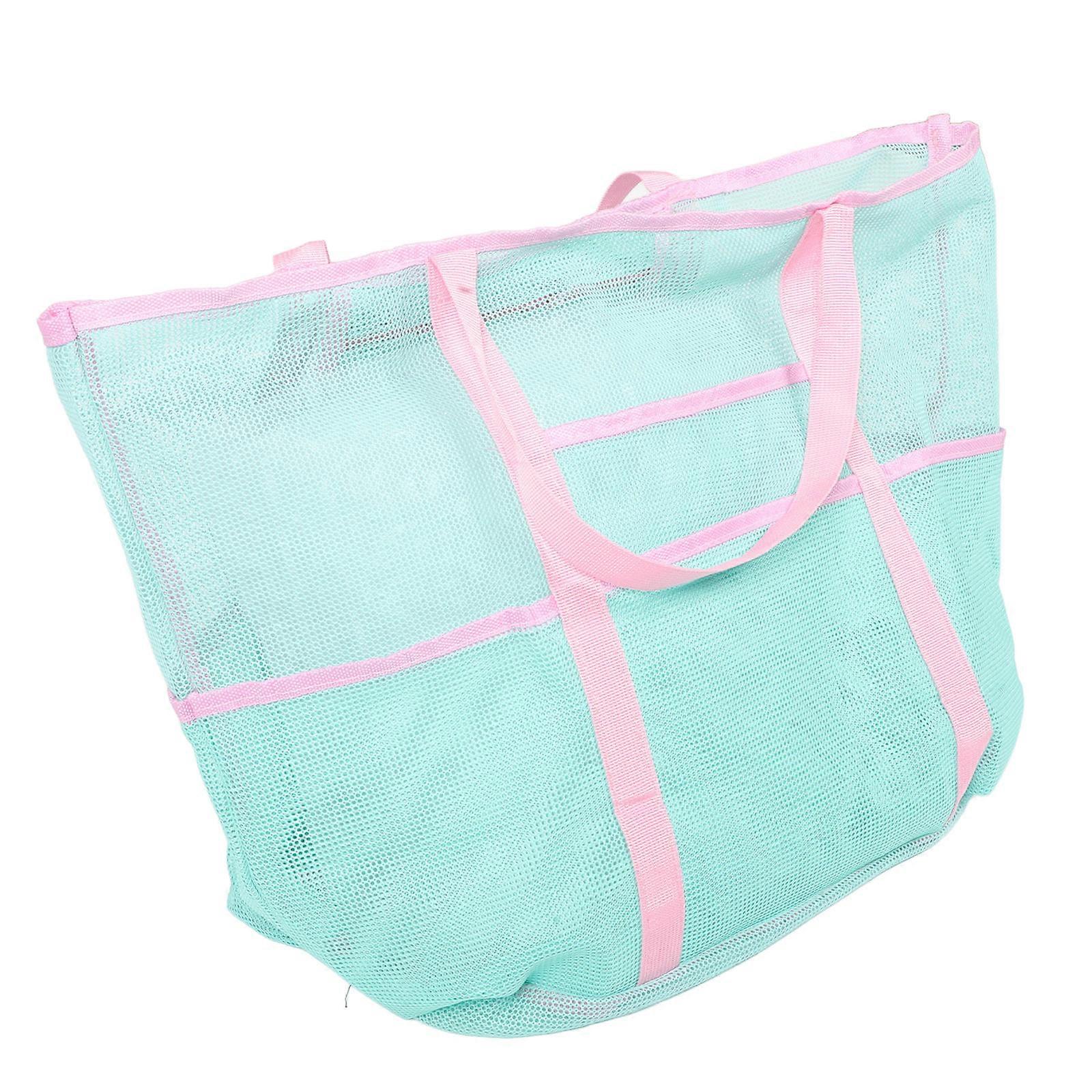 Portable Mesh Beach Bag for Storage Use Lightweight Tote Bag