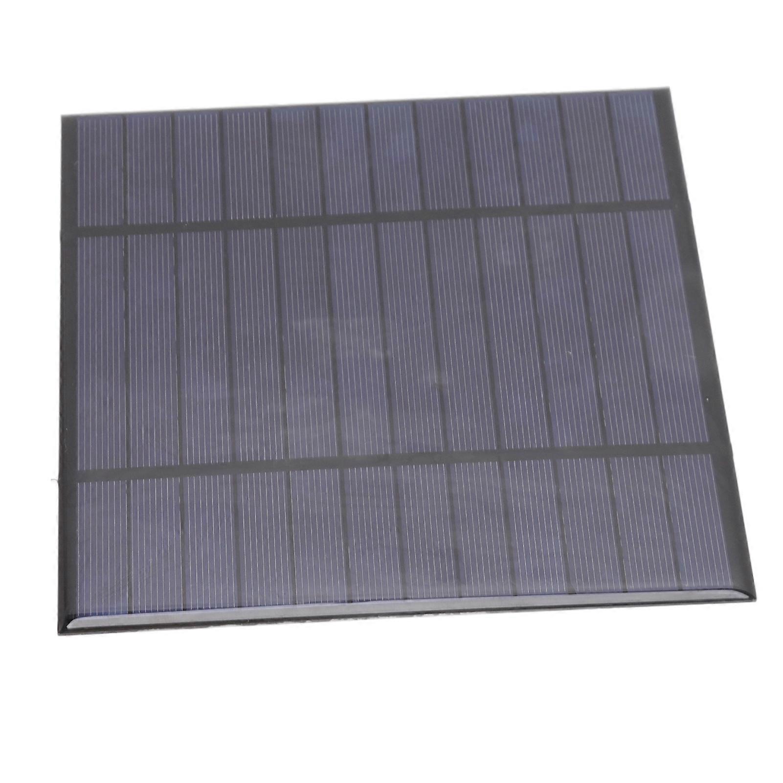 6V 4,5W polysilicium solpanel oplader 16,5x16,5cm epoxy overflade