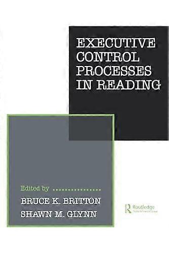 Executive Control Processes In Reading - Taylor & Francis Ltd - Paperback - en Book