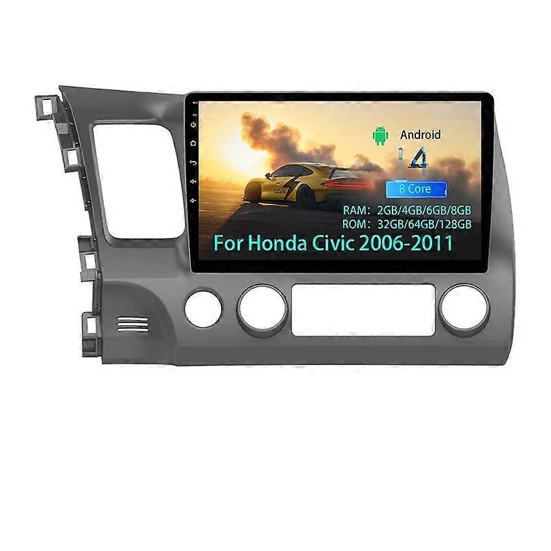 Android For Honda Civic 8th 2005-2012 Auto Radio Stereo GPS Navigation Multimidia Player scree