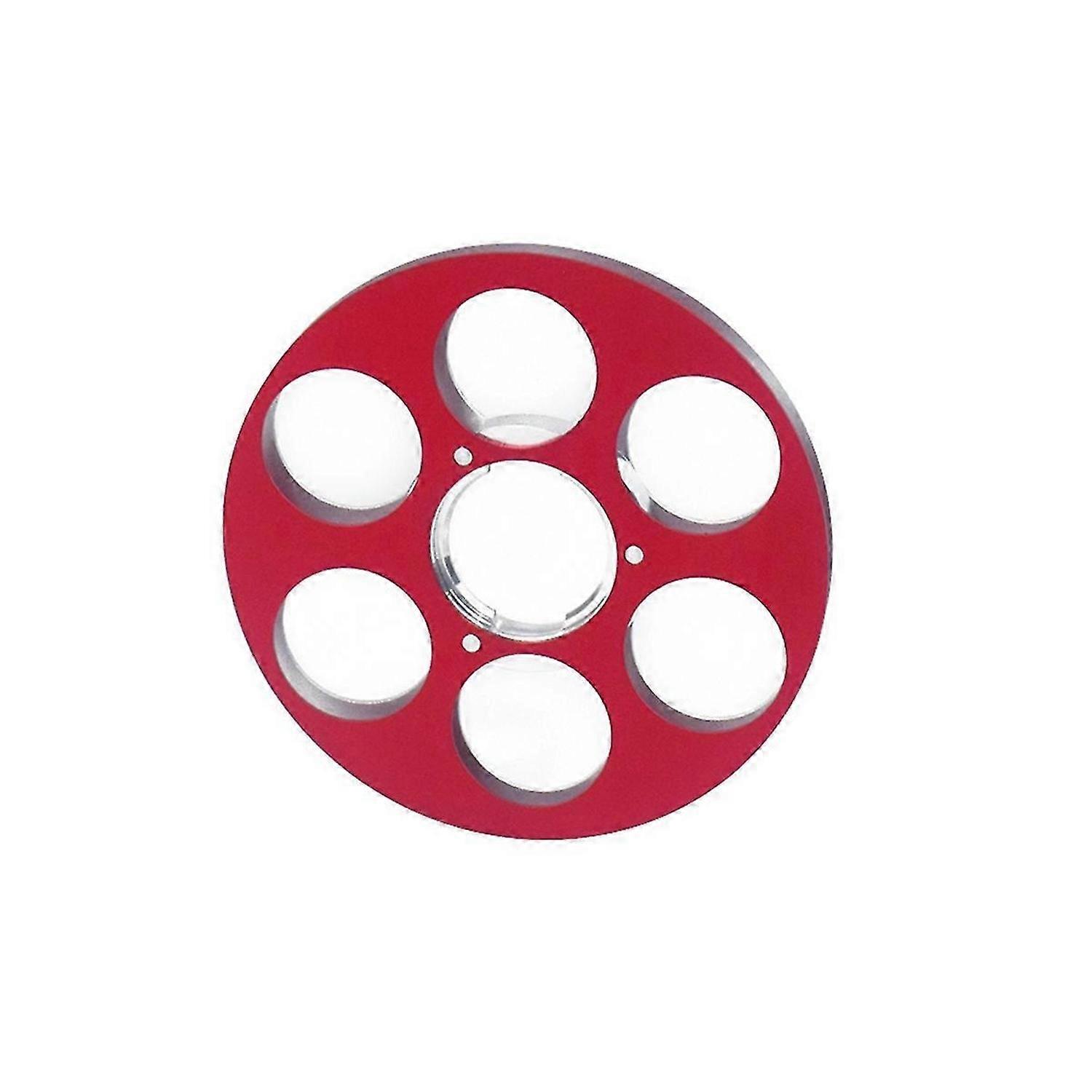 Empty Tape Reel 6 Hole Empty Takeup Reel Audio Tape Empty Hub for Nagra SN SNST Series Recorders Accessories Red