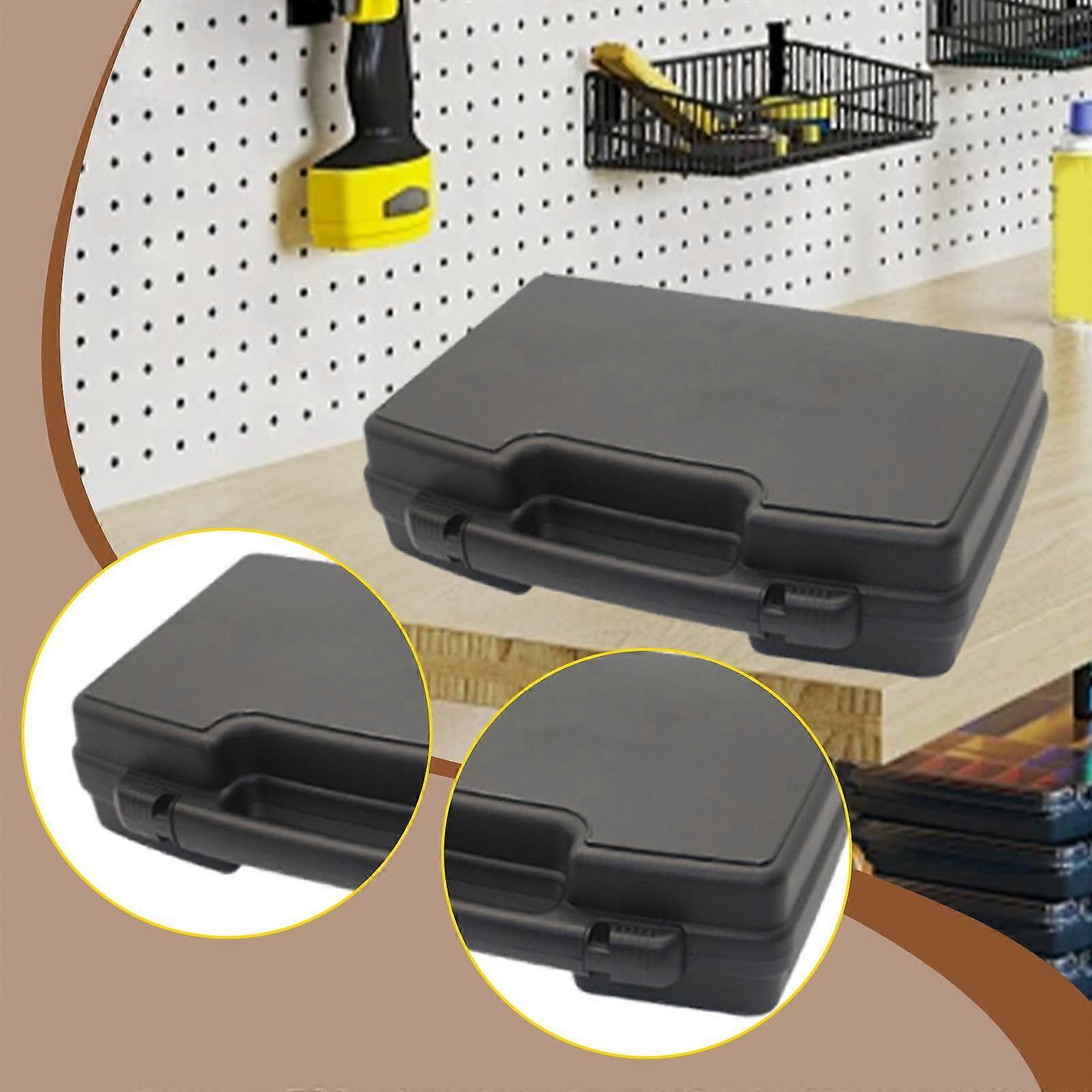 Tool Storage Box with Handle Hard Carrying Case Drop Resistant Maintenance Tool