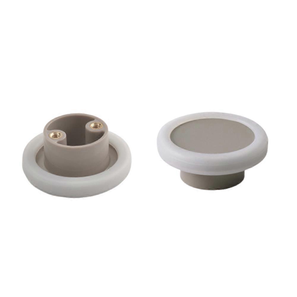 2-piece set of round drawer knobs in a modern, minimalist design – silicone furniture handles for children's rooms, 7 colors to choose from