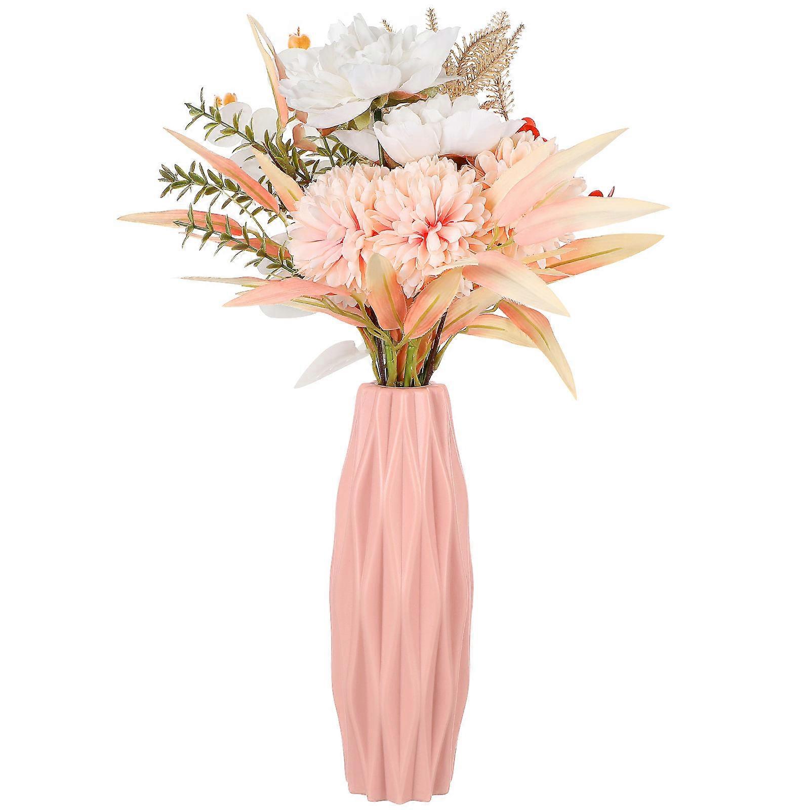 Simplicity Flower Container Nordic Style Vase for Storage 2Pcs Pink Vase