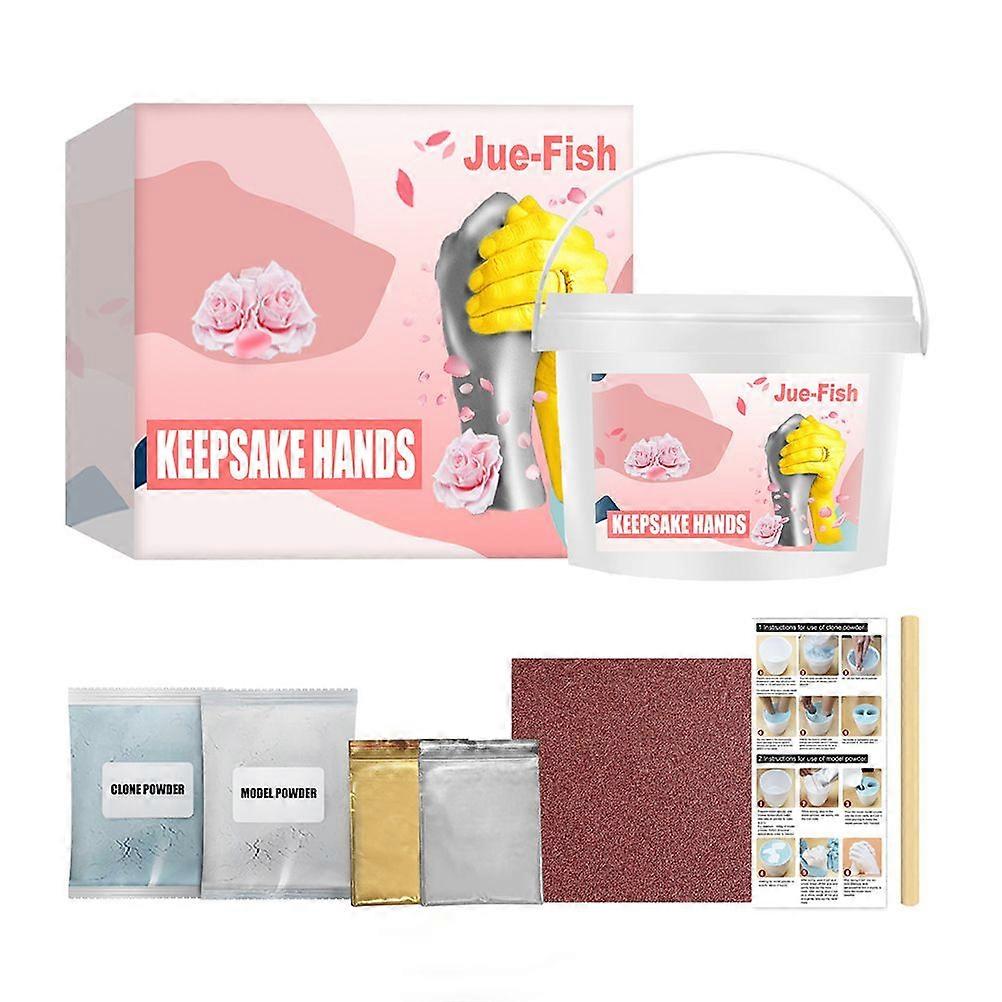 DIY Hand Casting Kit Plaster Hand Mold Kit Gift for Couples Wedding Anniversary Family and Kids