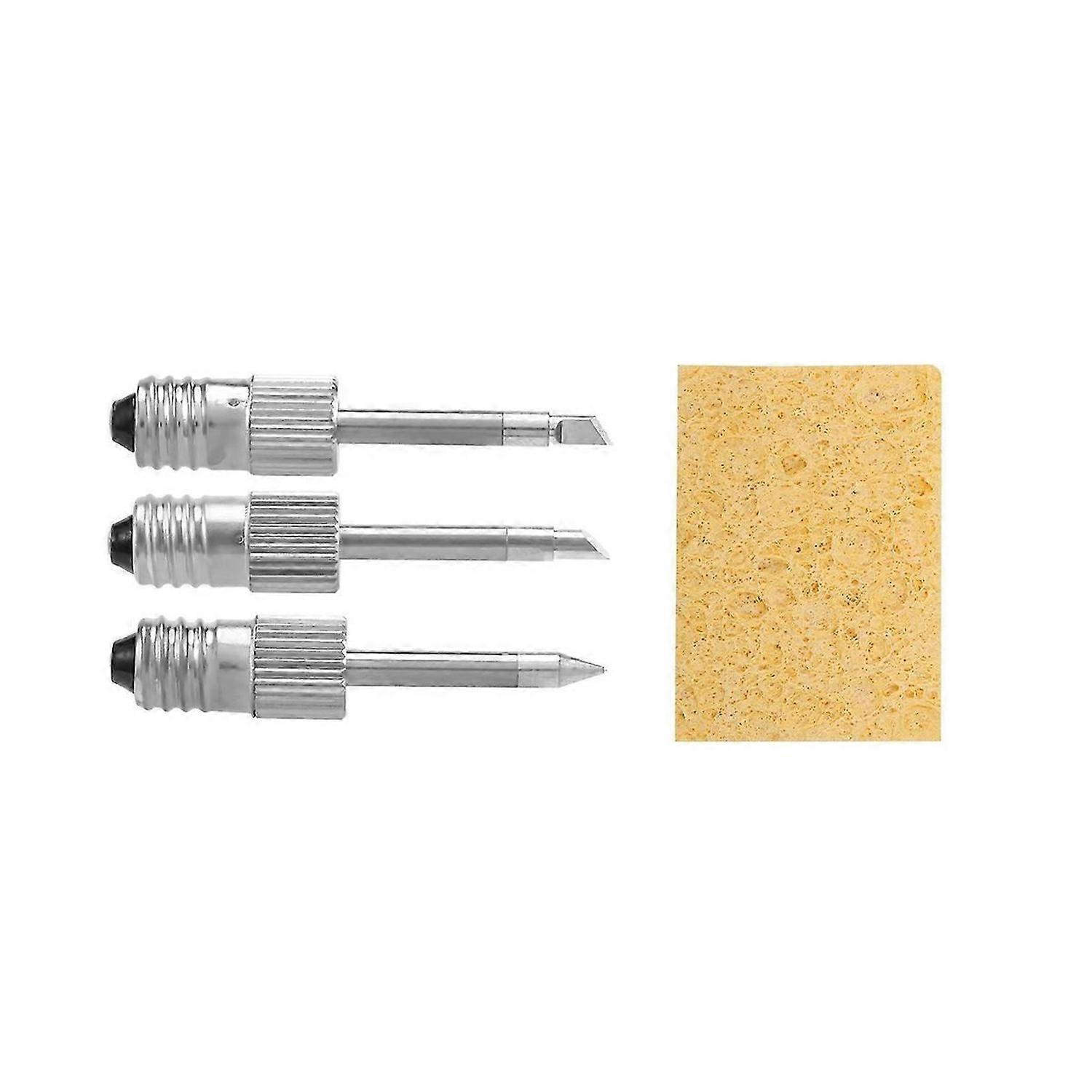 3Pcs Brass Soldering Tips for E10 Interface Soldering Stations