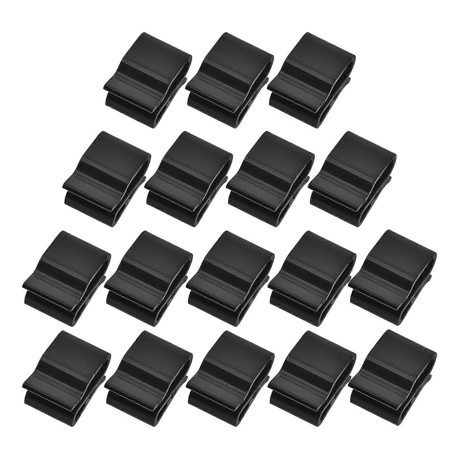 Cable Clips Mounting Clamp Solar Panel Wiring Solar Energy Projects Plastic Black for 50Pcs