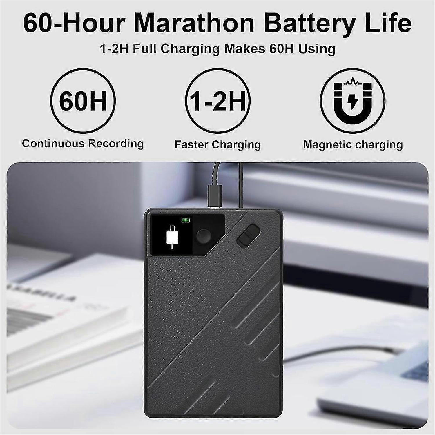 AI Voice Recorder ChatGPT Simultaneous Interpretation Recording Support 93 Languages 64GB for Lectur