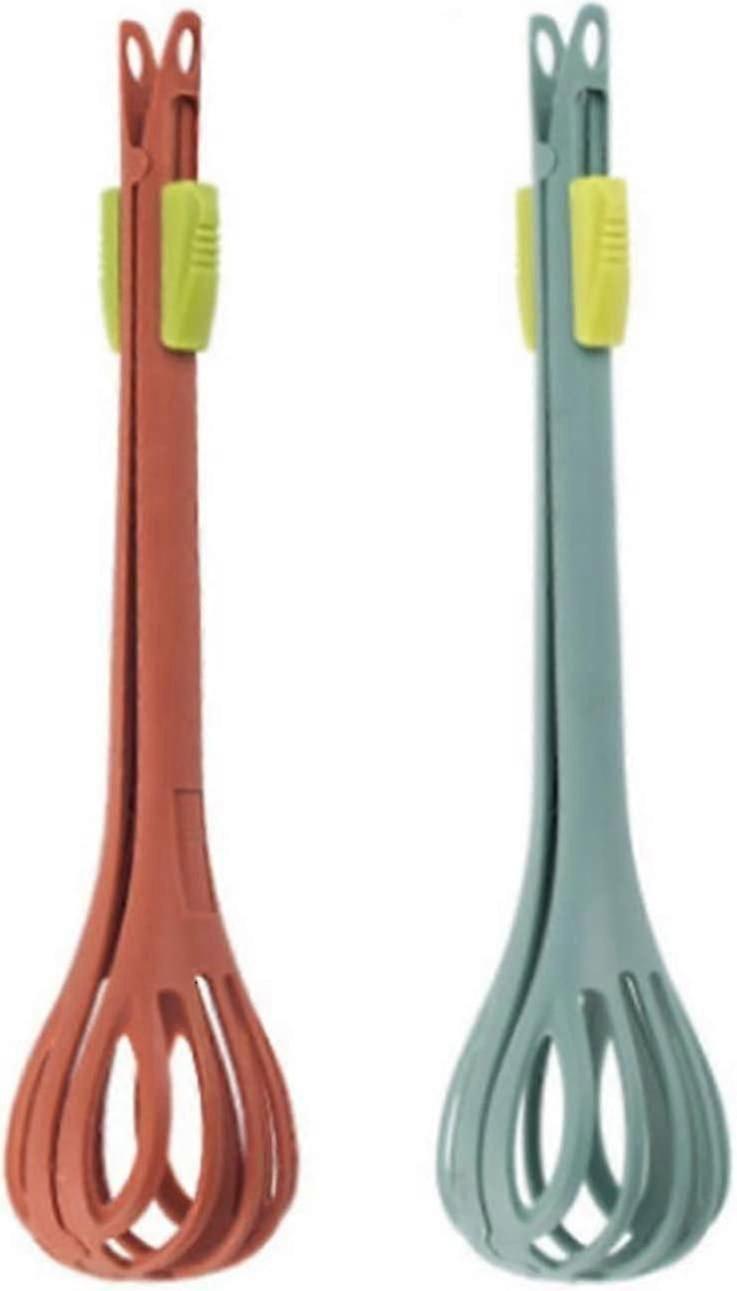 For Versatile Two-Part Whisk - For Whipping, Mixing, and Cooking, Dual Function Kitchen Tool