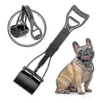 Fordable Pet Pooper Scooper, ikke-brudbar hund kat langt håndtag, høj styrke materiale, holdbar spri
